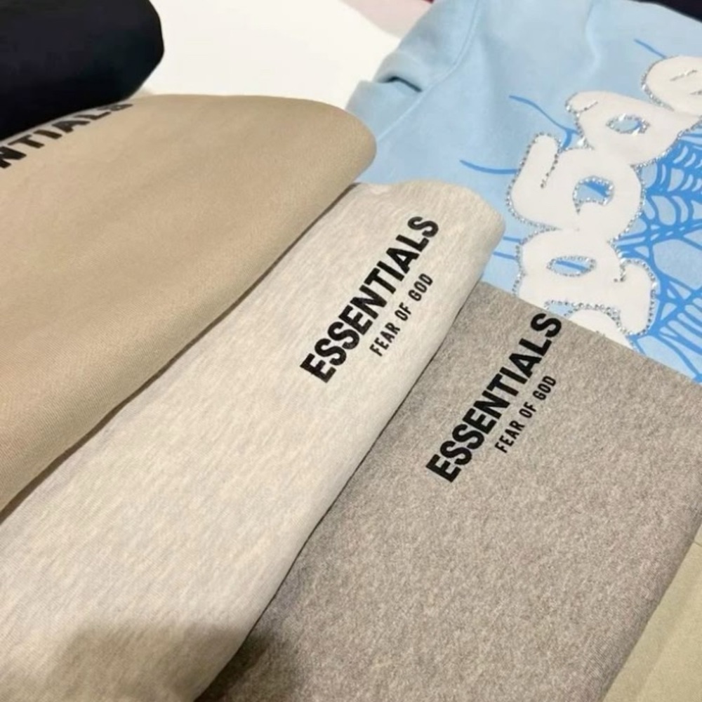 Essentials Beige and Gray Jackets